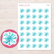 I-17673 planner sticker sheet with enlarged sticker detail