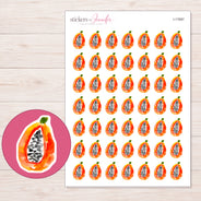 I-17687 planner sticker sheet with enlarged sticker detail