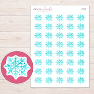 I-17697 planner sticker sheet with enlarged sticker detail