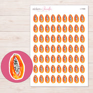 I-17699 planner sticker sheet with enlarged sticker detail