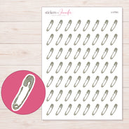 I-17701 planner sticker sheet with enlarged sticker detail