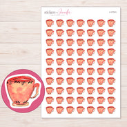 I-17731 planner sticker sheet with enlarged sticker detail