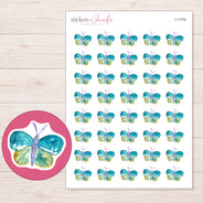 I-17732 planner sticker sheet with enlarged sticker detail