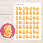 I-17735 planner sticker sheet with enlarged sticker detail
