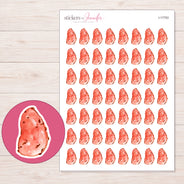 I-17753 planner sticker sheet with enlarged sticker detail