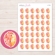 I-17759 planner sticker sheet with enlarged sticker detail
