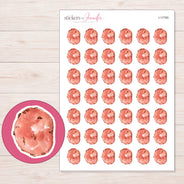 I-17765 planner sticker sheet with enlarged sticker detail