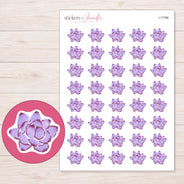I-17766 planner sticker sheet with enlarged sticker detail