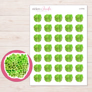 I-17774 planner sticker sheet with enlarged sticker detail