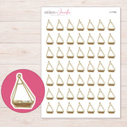 I-17784 planner sticker sheet with enlarged sticker detail