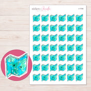 I-17785 planner sticker sheet with enlarged sticker detail