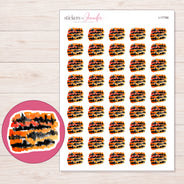 I-17786 planner sticker sheet with enlarged sticker detail