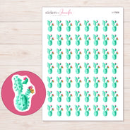 I-17808 planner sticker sheet with enlarged sticker detail