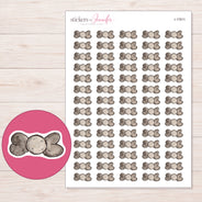 I-17811 planner sticker sheet with enlarged sticker detail