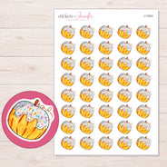 I-17823 planner sticker sheet with enlarged sticker detail