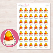 I-17829 planner sticker sheet with enlarged sticker detail