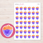 I-17839 planner sticker sheet with enlarged sticker detail
