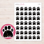 I-17846 planner sticker sheet with enlarged sticker detail