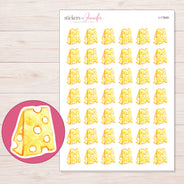 I-17849 planner sticker sheet with enlarged sticker detail