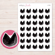 I-17852 planner sticker sheet with enlarged sticker detail