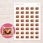 I-17853 planner sticker sheet with enlarged sticker detail