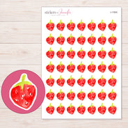 I-17855 planner sticker sheet with enlarged sticker detail
