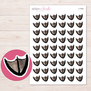 I-17858 planner sticker sheet with enlarged sticker detail