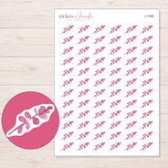 I-17880 planner sticker sheet with enlarged sticker detail