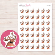 I-17883 planner sticker sheet with enlarged sticker detail