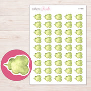 I-17884 planner sticker sheet with enlarged sticker detail