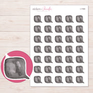 I-17890 planner sticker sheet with enlarged sticker detail