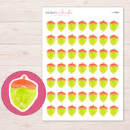 I-17893 planner sticker sheet with enlarged sticker detail