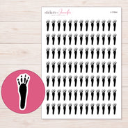 I-17894 planner sticker sheet with enlarged sticker detail