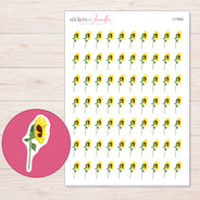 I-17904 planner sticker sheet with enlarged sticker detail