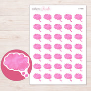 I-17908 planner sticker sheet with enlarged sticker detail