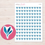 I-17910 planner sticker sheet with enlarged sticker detail