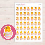 I-17912 planner sticker sheet with enlarged sticker detail