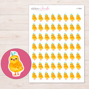 I-17924 planner sticker sheet with enlarged sticker detail