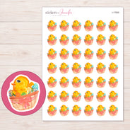 I-17930 planner sticker sheet with enlarged sticker detail