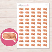 I-17944 planner sticker sheet with enlarged sticker detail