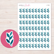 I-17946 planner sticker sheet with enlarged sticker detail
