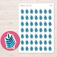 I-17952 planner sticker sheet with enlarged sticker detail