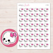 I-17955 planner sticker sheet with enlarged sticker detail