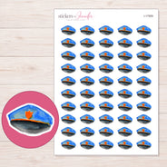 I-17959 planner sticker sheet with enlarged sticker detail