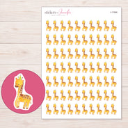 I-17996 planner sticker sheet with enlarged sticker detail