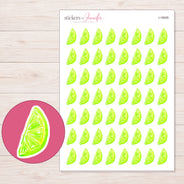 I-18005 planner sticker sheet with enlarged sticker detail