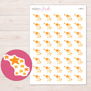 I-18013 planner sticker sheet with enlarged sticker detail