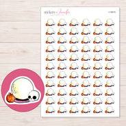 I-18015 planner sticker sheet with enlarged sticker detail