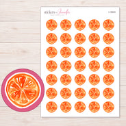 I-18023 planner sticker sheet with enlarged sticker detail