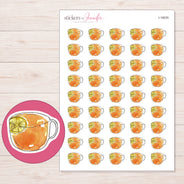 I-18035 planner sticker sheet with enlarged sticker detail